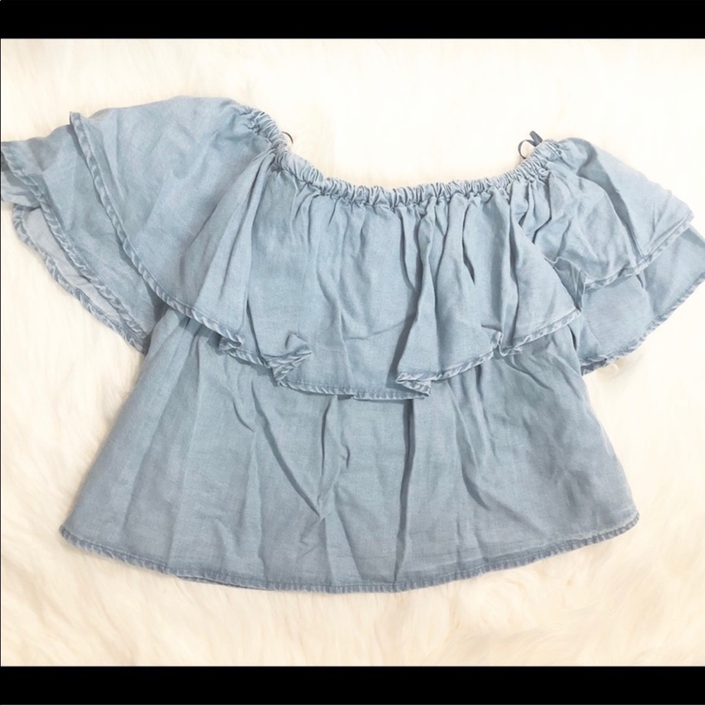 2 zara off shoulder tops M